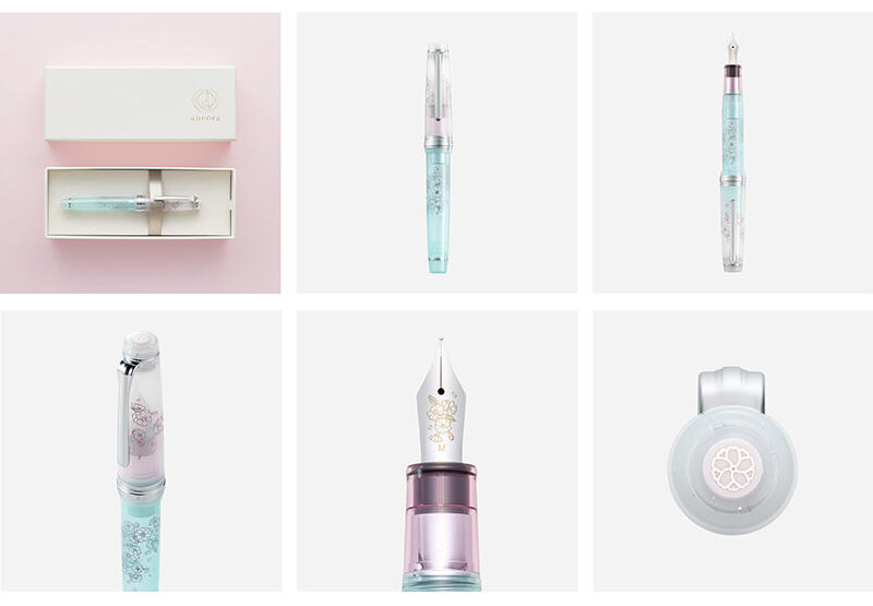 新製品】八重桜をイメージしたアンコーラ限定万年筆｜