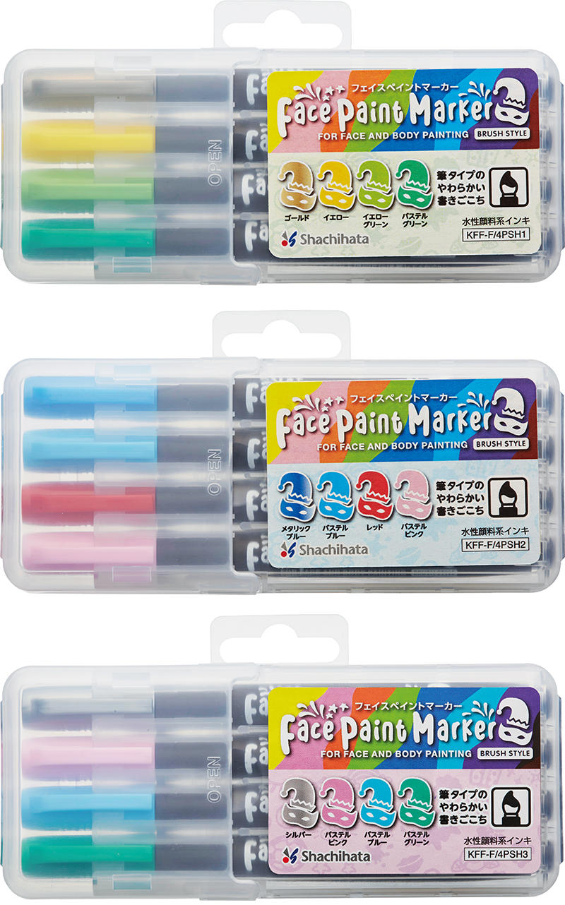 新製品 クレンジングで簡単オフ 顔やボディに自由にペイントできる Face Paint Marker フェイスぺイントマーカー 新製品 クレンジングで簡単オフ 顔やボディに自由にペイントできる Face Paint Marker フェイスぺイントマーカー