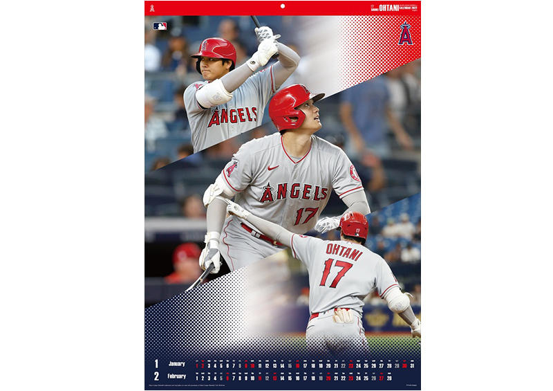 新製品】魅力満載！大谷翔平選手MLBオフィシャルカレンダー｜